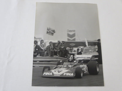 Vintage 1973 Dutch Grand Prix Racing Photograph Photo - Carlos Pace Surtees Ford