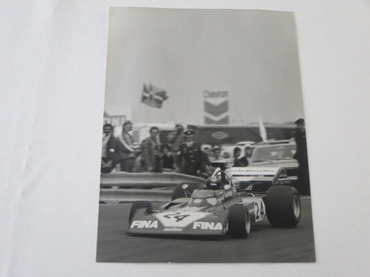 Vintage 1973 Dutch Grand Prix Racing Photograph Photo - Carlos Pace Surtees Ford