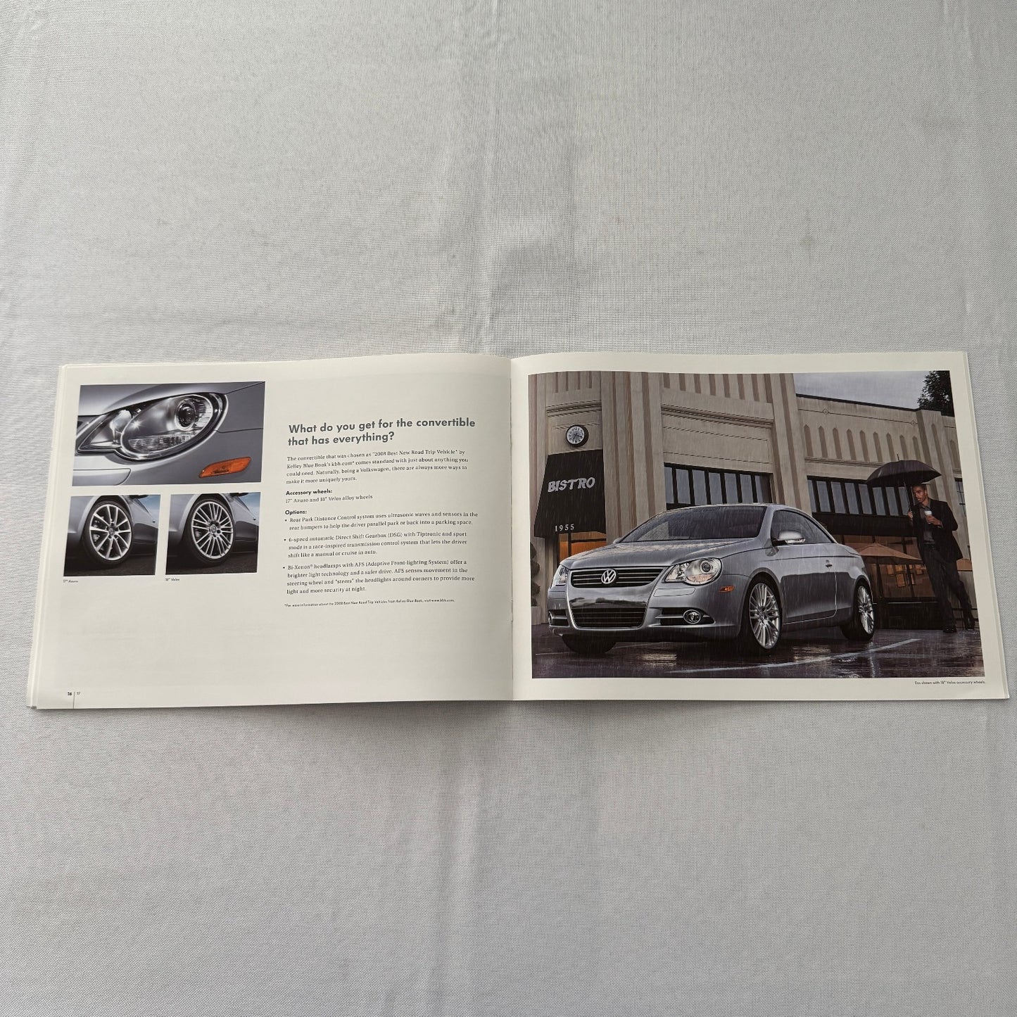 2009 Volkswagen VW Eos Convertible Roadster Sales Brochure Catalog Canadian