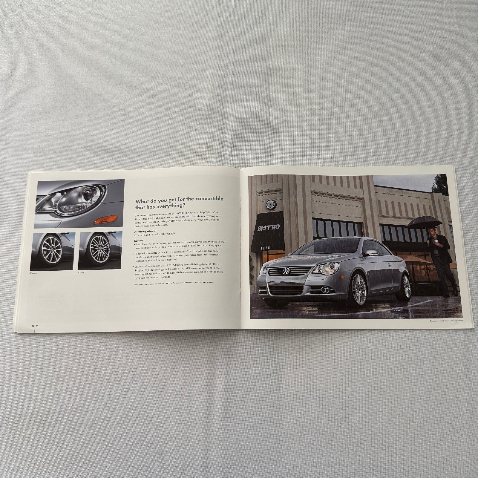 2009 Volkswagen VW Eos Convertible Roadster Sales Brochure Catalog Canadian