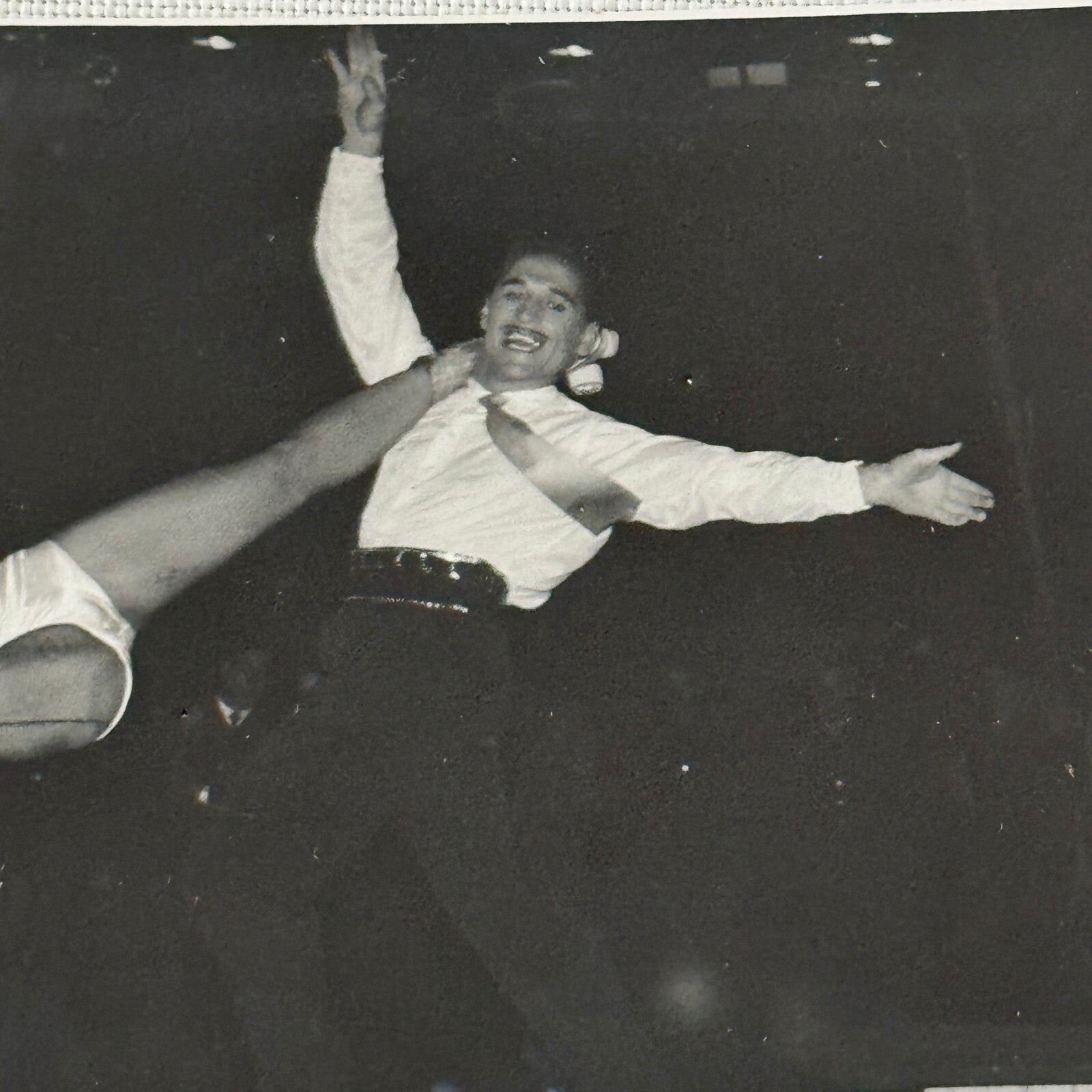 Vintage Circus Rollerskating Roller Skate Performer Act Photo Photograph