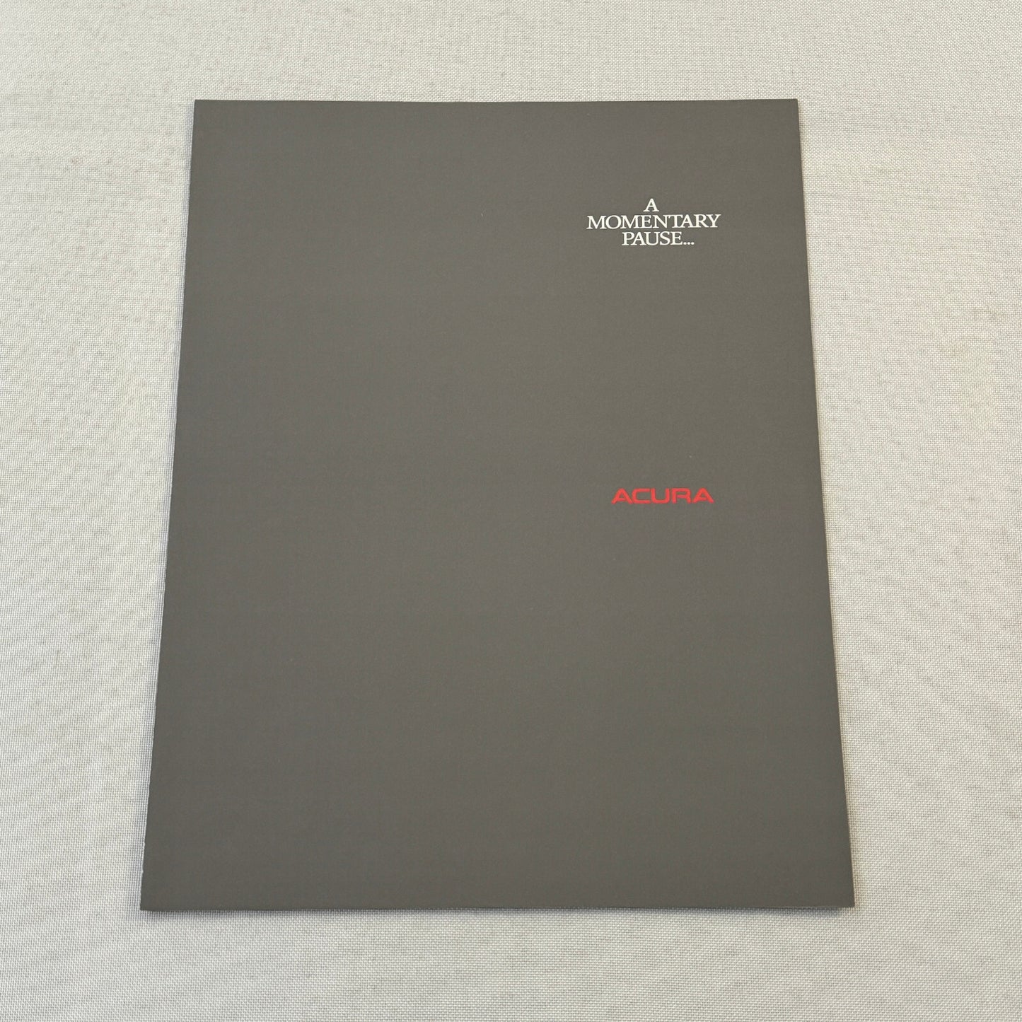 Acura Legend Car Sales Brochure Catalog Canadian Advertising