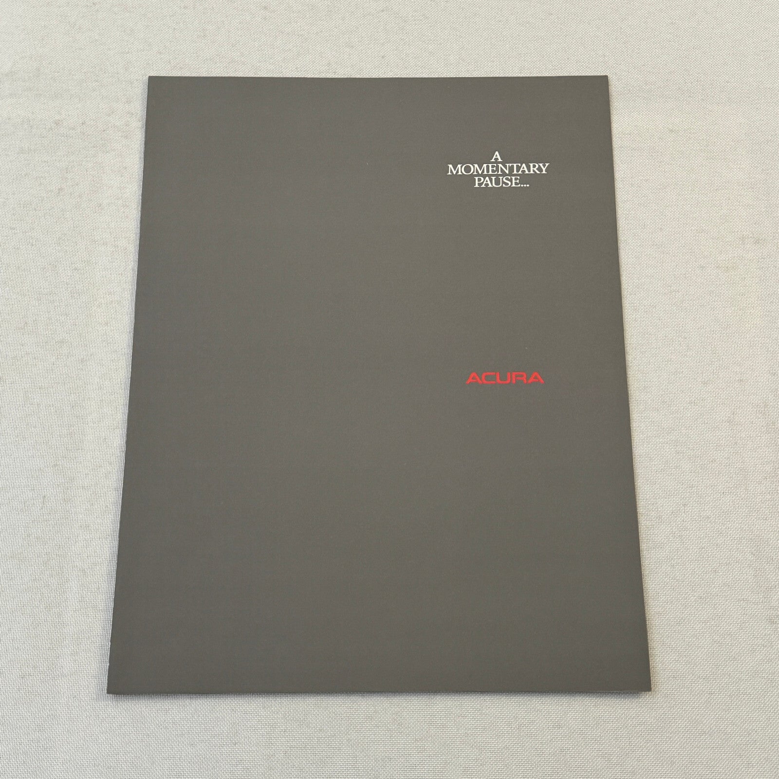 Acura Legend Car Sales Brochure Catalog Canadian Advertising
