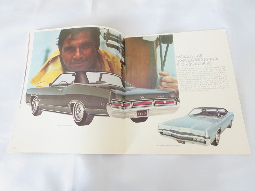 1970 Mercury Sales Brochure Catalog Marquis Marauder Monterey
