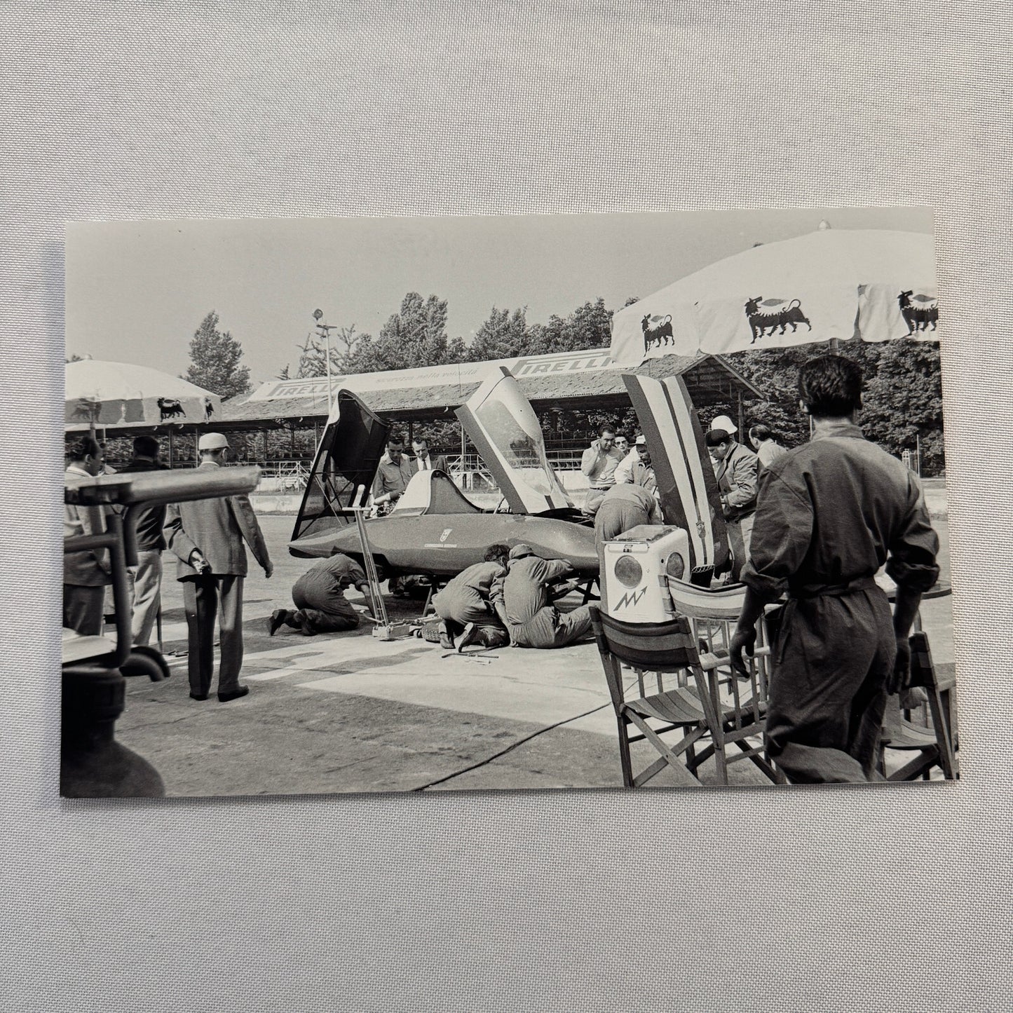 Fiat Abarth 750 Record Bertone 1956 Monza Racing Car Photo Photograph Modern