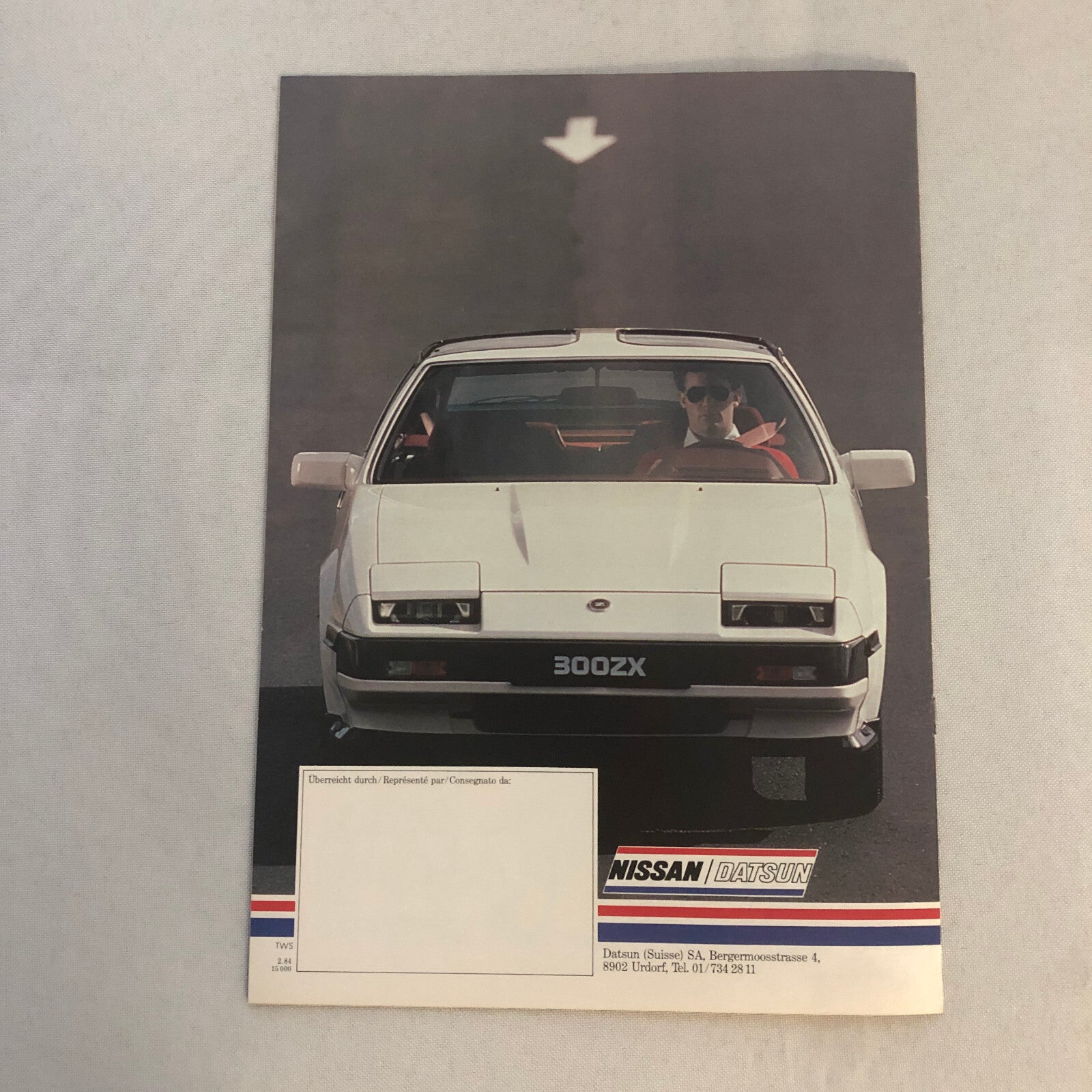 Vintage Nissan 300ZX Sales Brochure Catalog 300 ZX German French Italian Euro