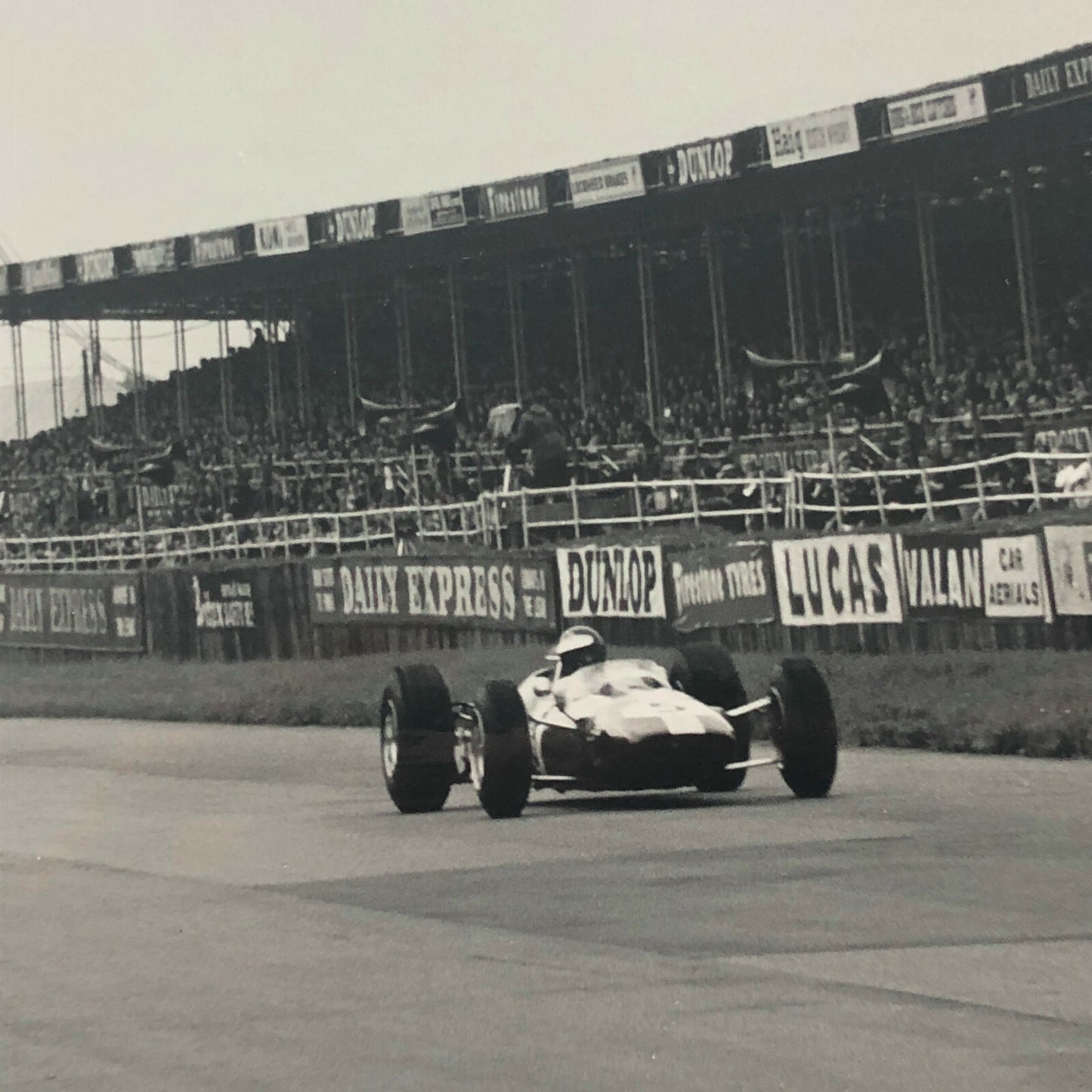 Vintage Grand Prix Car Racing Photo Photograph - Graham Hill Jim Clark + Cahier 
