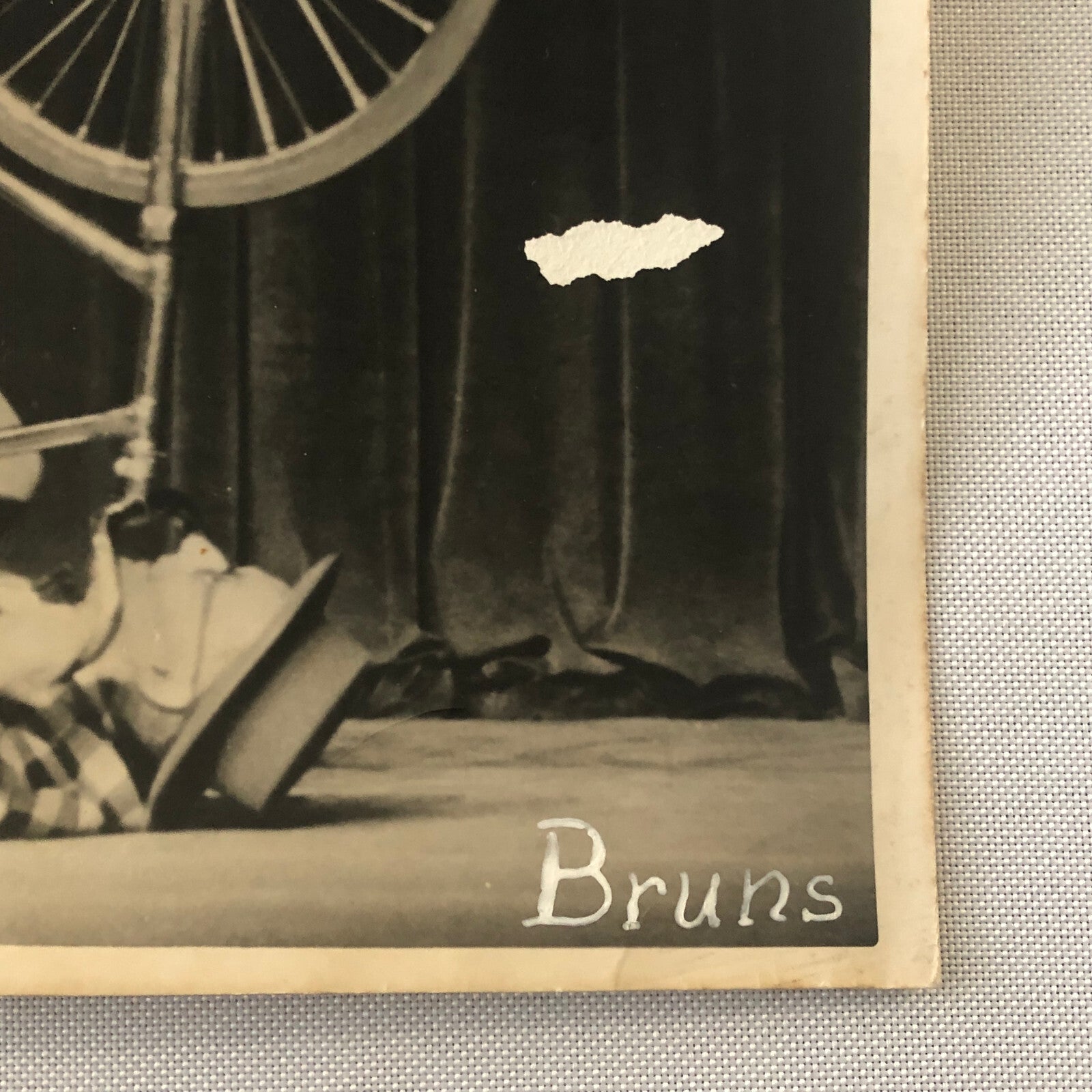 Vintage Circus Photo Clown on Bicycle Performer Berlin Germany Photograph