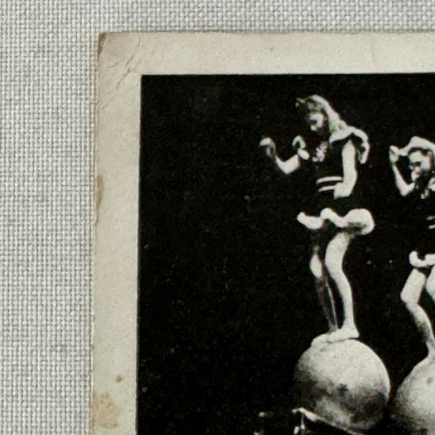 Vintage Circus Acrobat Balancing Act Tightrope Postcard German Text Post Card