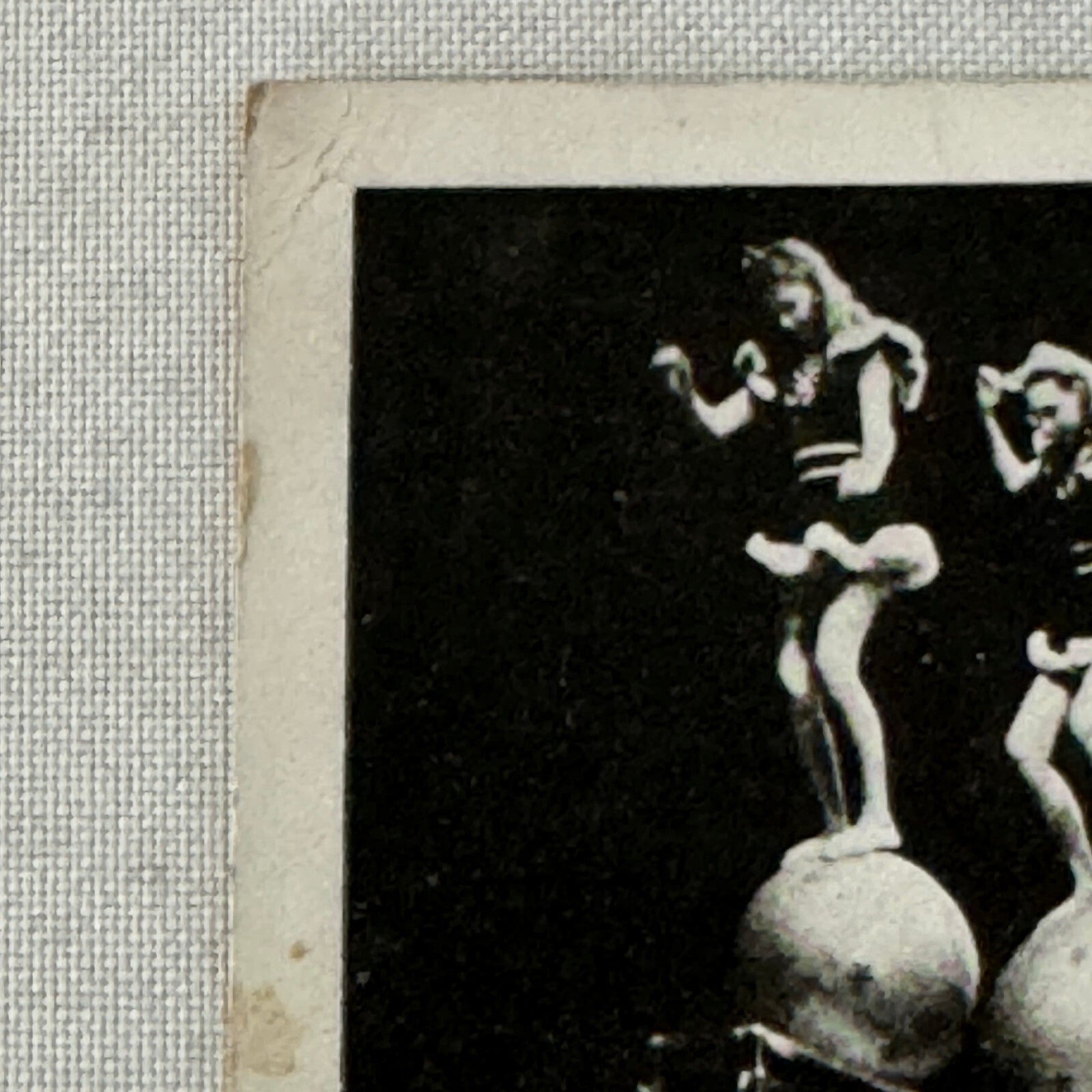 Vintage Circus Acrobat Balancing Act Tightrope Postcard German Text Post Card
