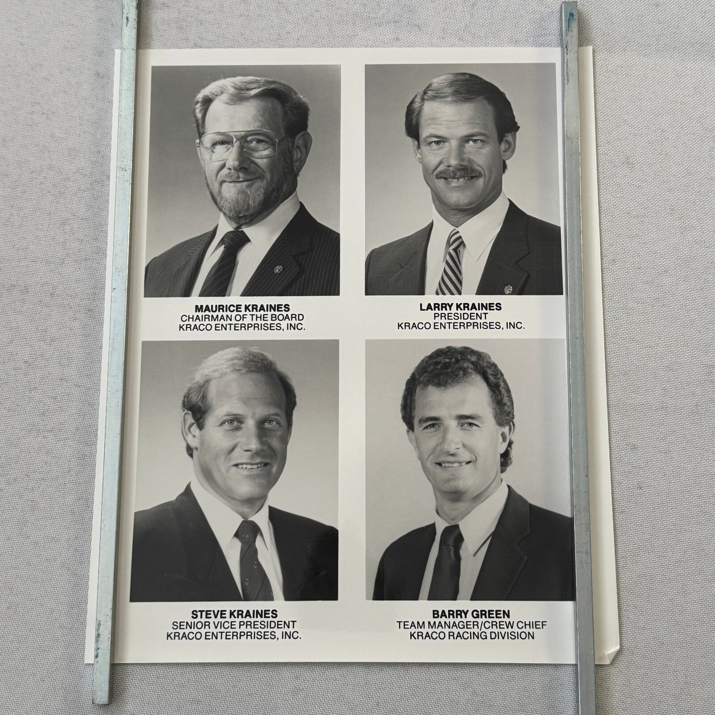 1991 Bobby Rahal Kraco Racing Press Kit Brochure Photos Lola Chevrolet Indy Car