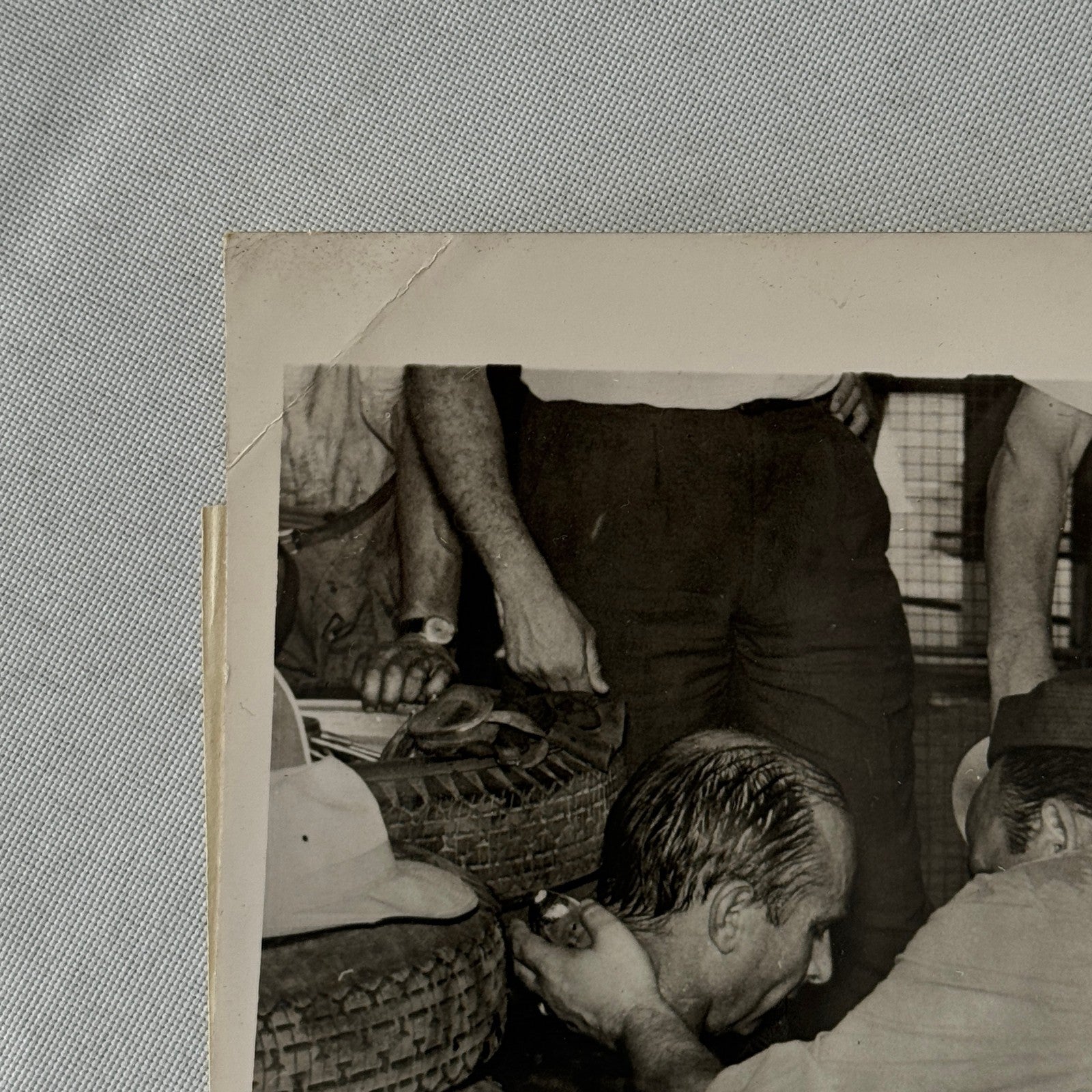1957 Buenos Aires Grand Prix Juan Manuel Fangio Racing Driver Press Photo