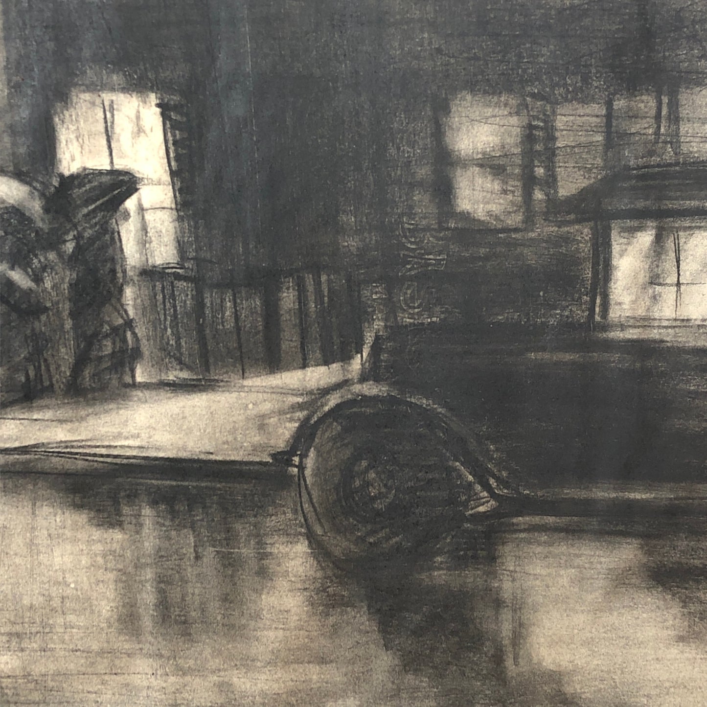 Vintage Illustration Art Artwork Artist Arthur E Sudler Antique Car Carriage