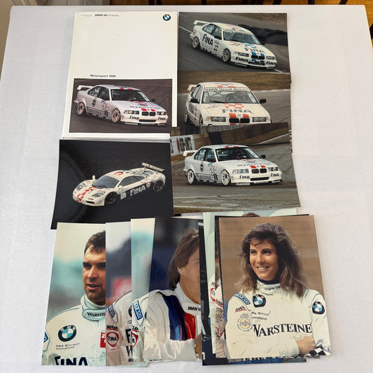 1996 BMW Racing Motorsport Press Kit McLaren F1 GTR BMW 320i Race Car GERMAN