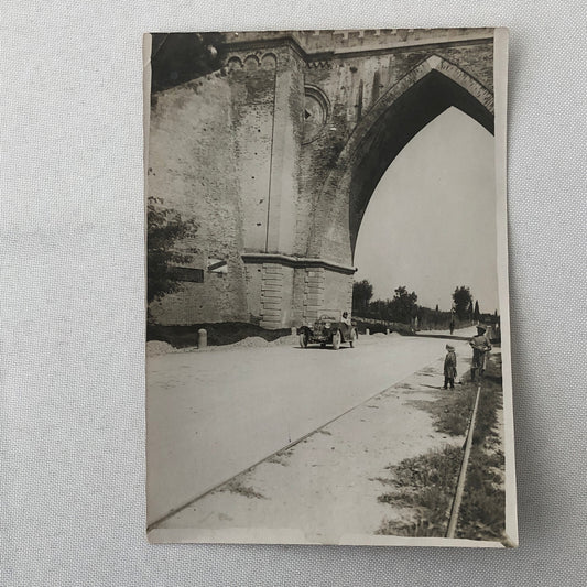 Vintage Antique Car Automobile Photo Photograph Print Rally Racing ? 