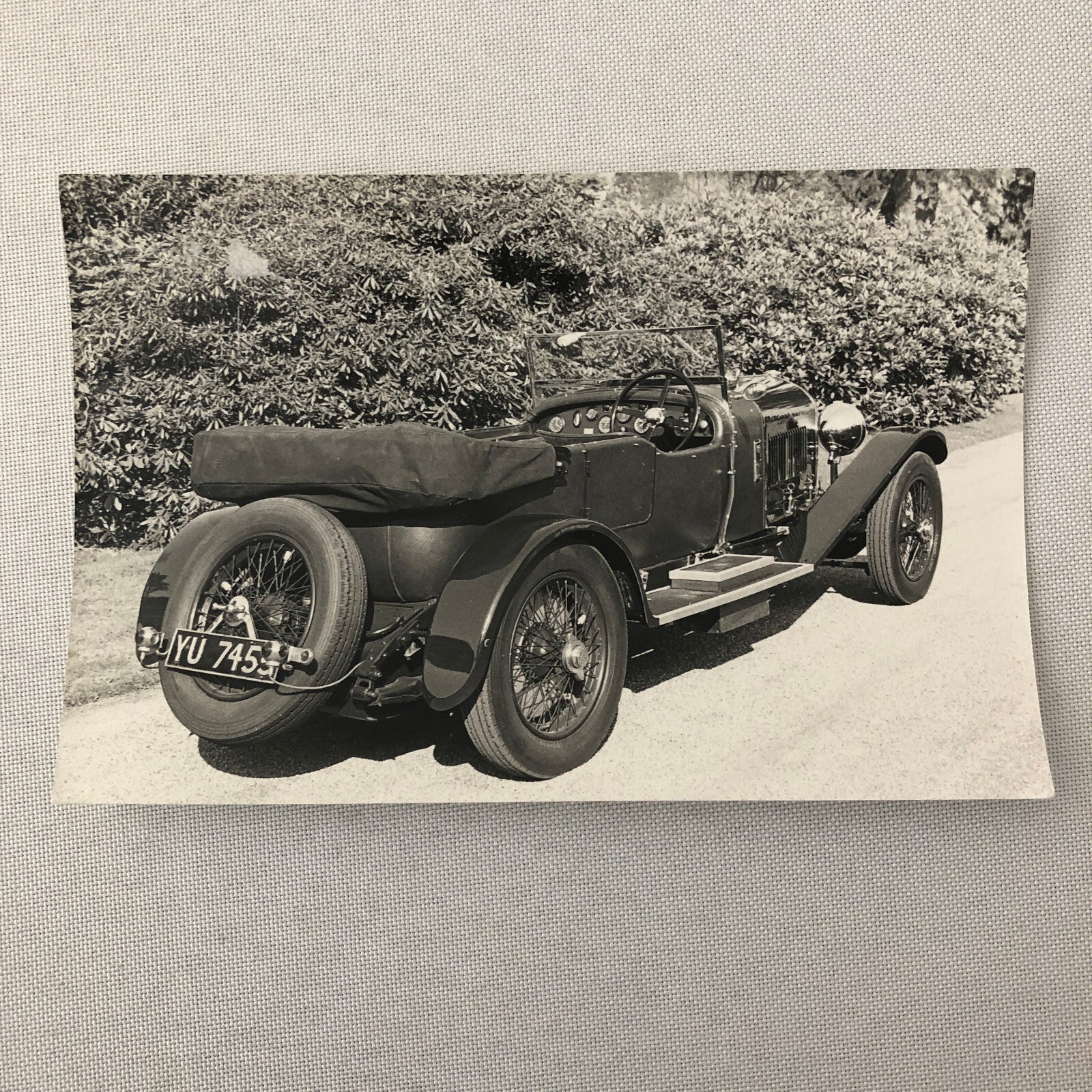 Vintage Car Automobile Photo Photograph Print Lot of 2 - Tag REA22E4