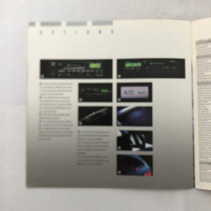 1989 Toyota Tercel Car Sales Brochure Catalog Advertising Vintage Coupe Hatch