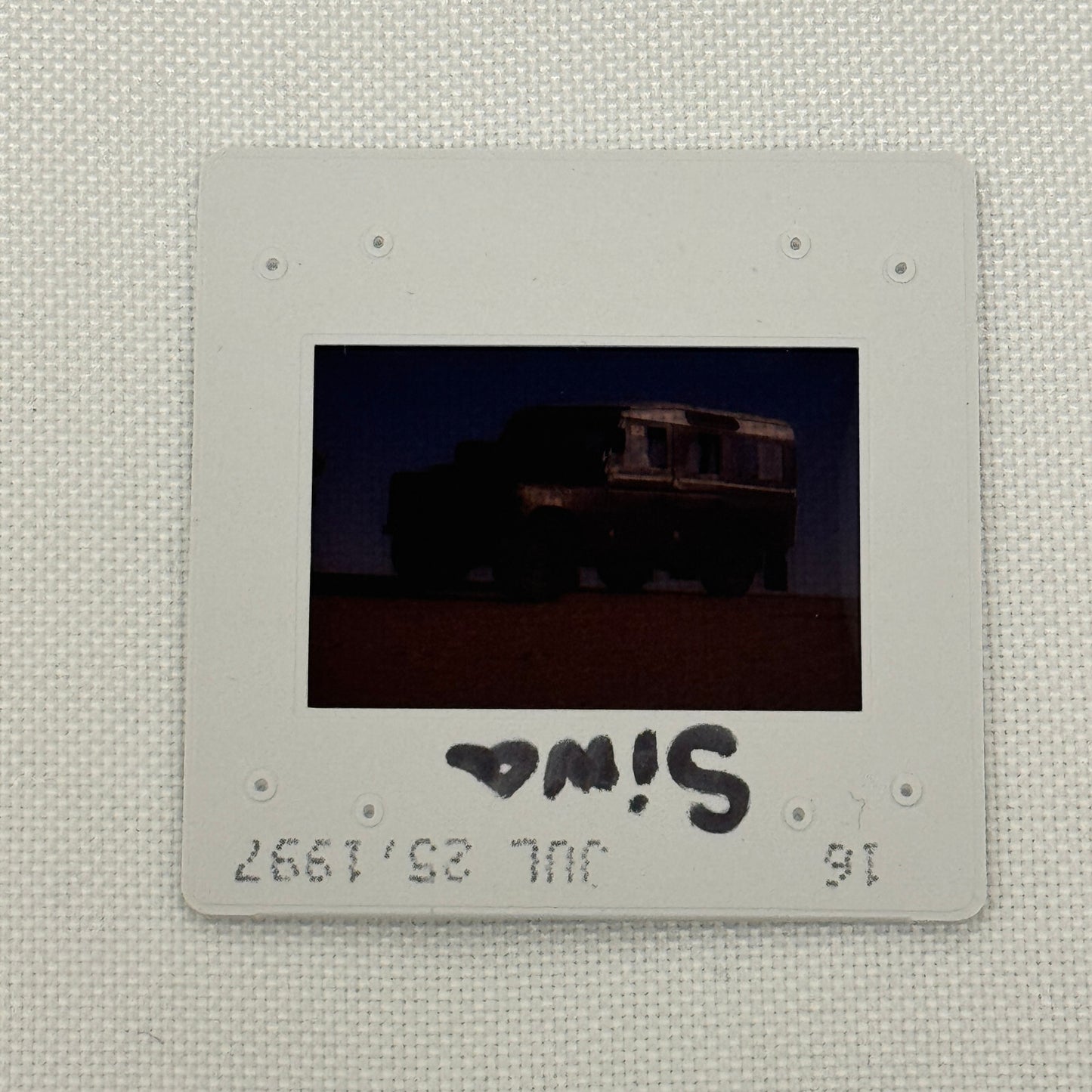 35MM Vintage Photo Slide Land Rover Truck