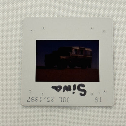 35MM Vintage Photo Slide Land Rover Truck