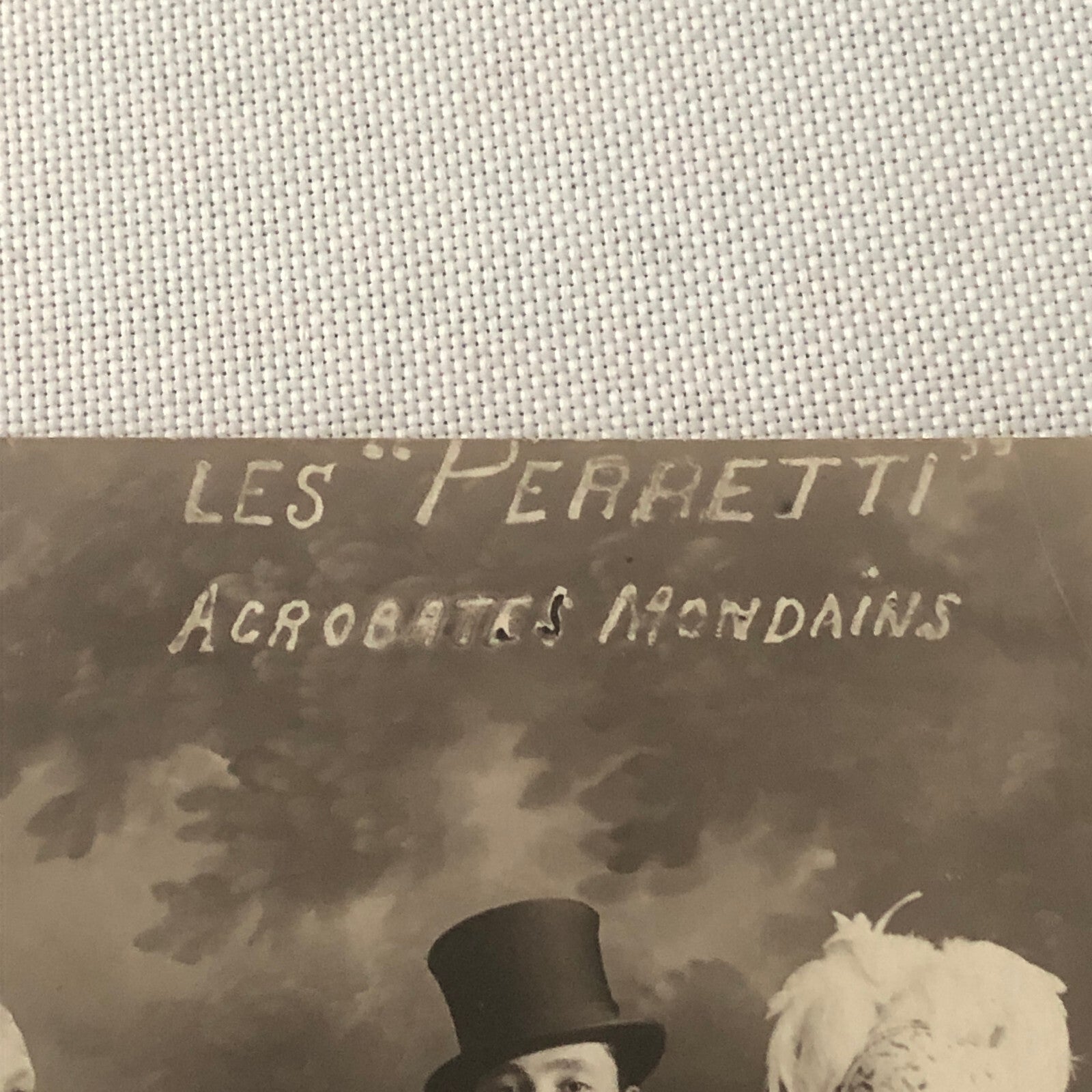 Circus Performer Acrobat Acrobatic Act Photo Photograph Vintage Les Perretti