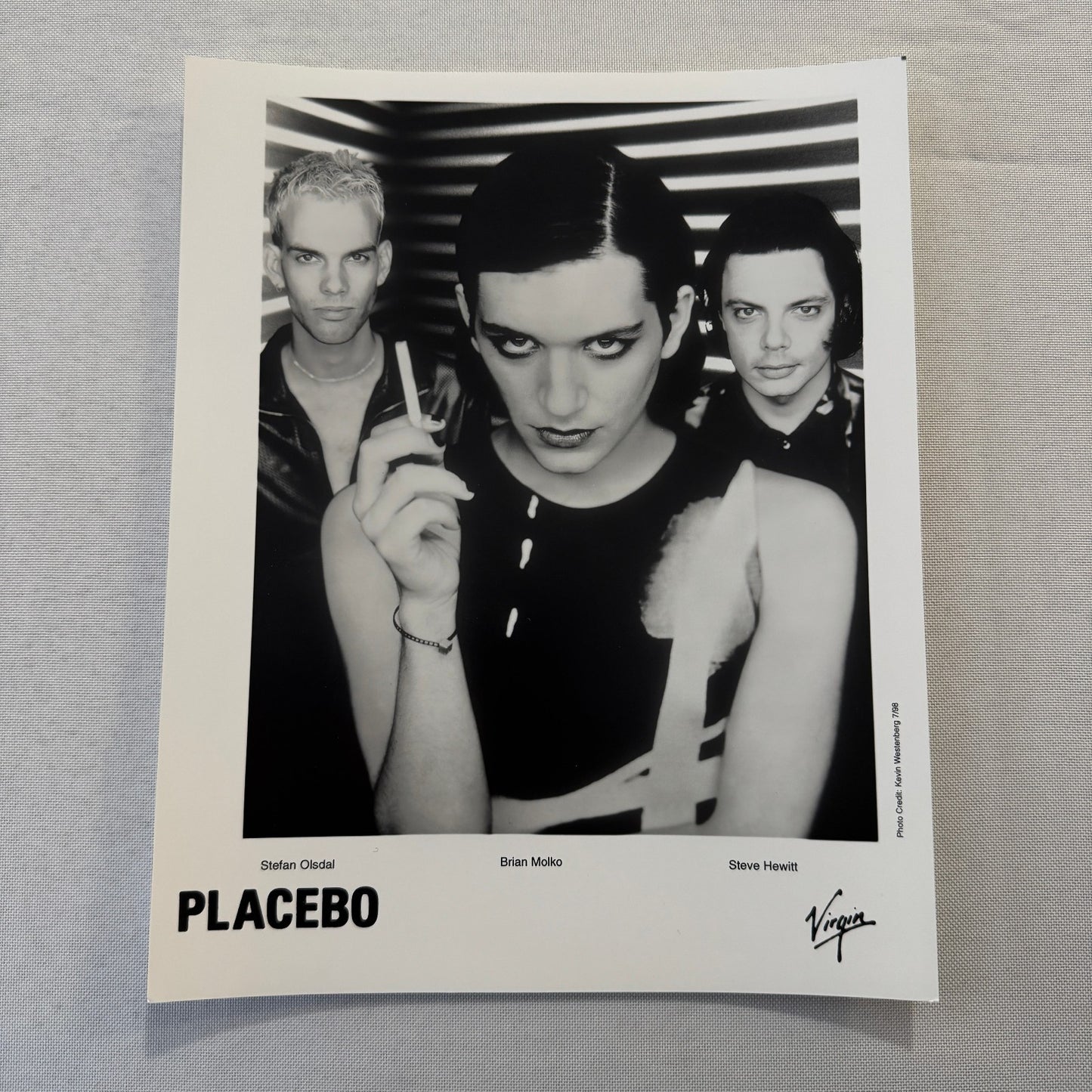 Placebo Music Publicity Press Photo Photograph Steve Hewitt Stefan Oldsal