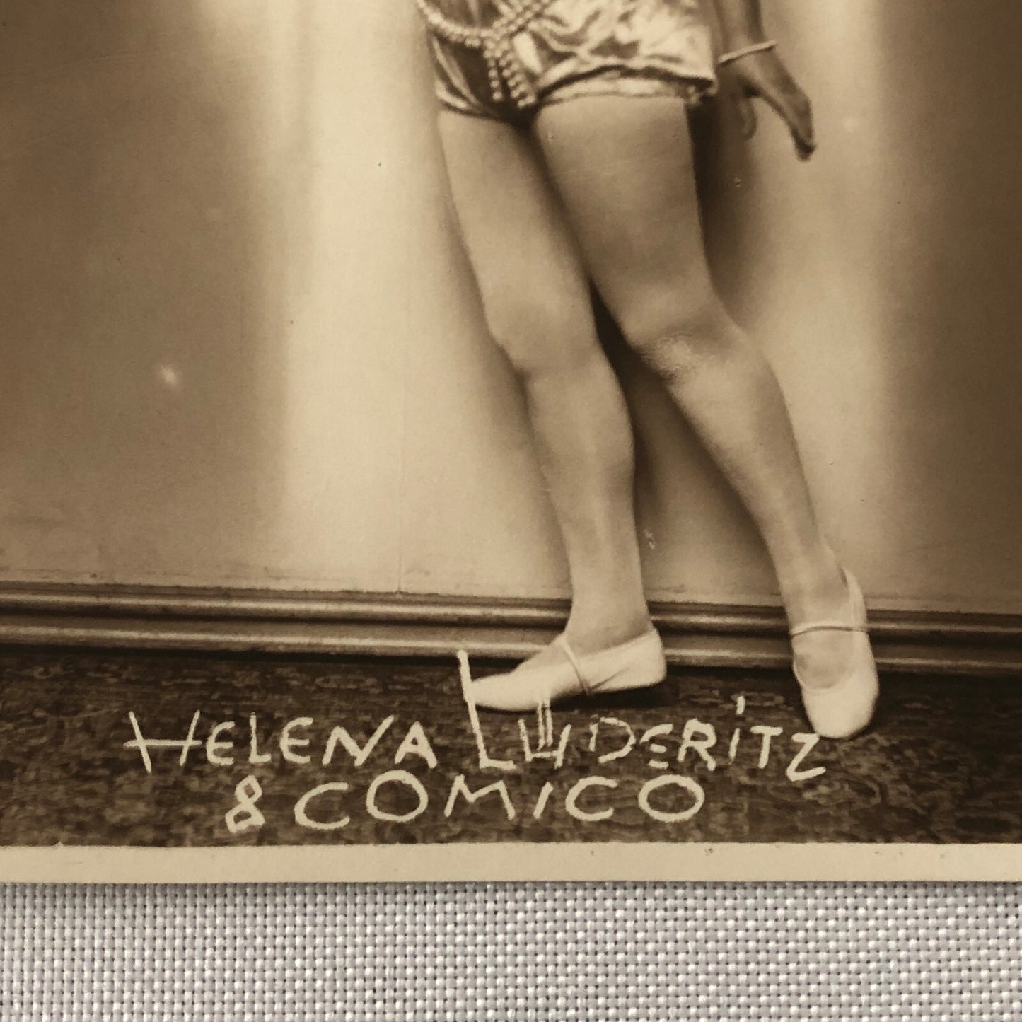 Circus Performer Real Photo Postcard Post Card RPPC Woman Acrobat Dancer
