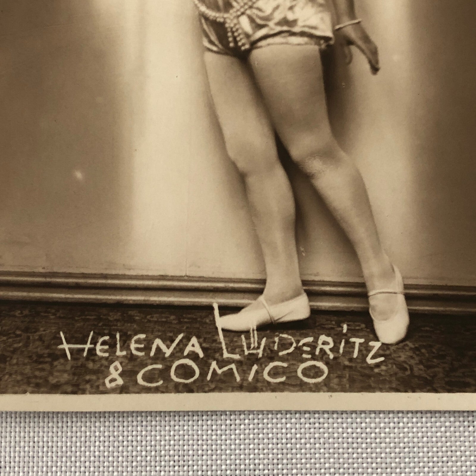 Circus Performer Real Photo Postcard Post Card RPPC Woman Acrobat Dancer