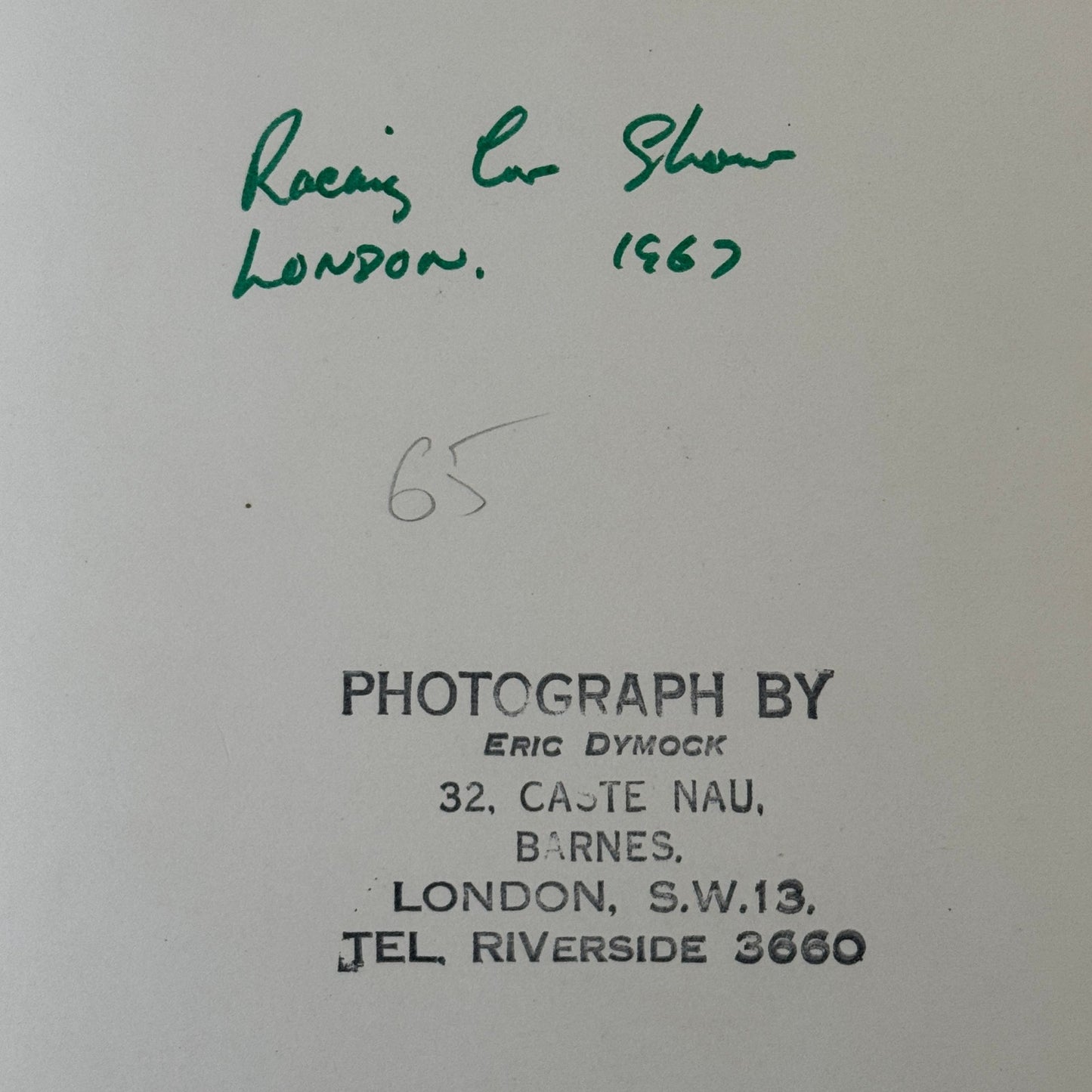 Vintage Honda Formula 1 Car Photo 1967 London UK Racing Show Photograph