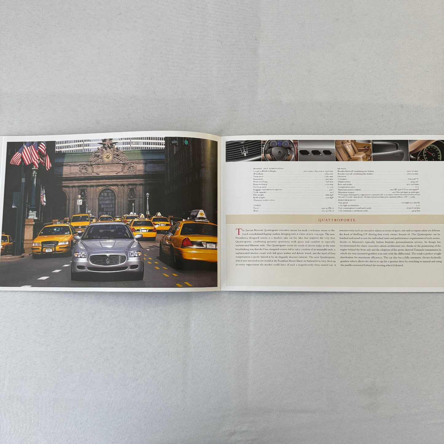 2014 Maserati Press Kit Brochure CD Quattroporte Coupe GT Spyder MC12 +