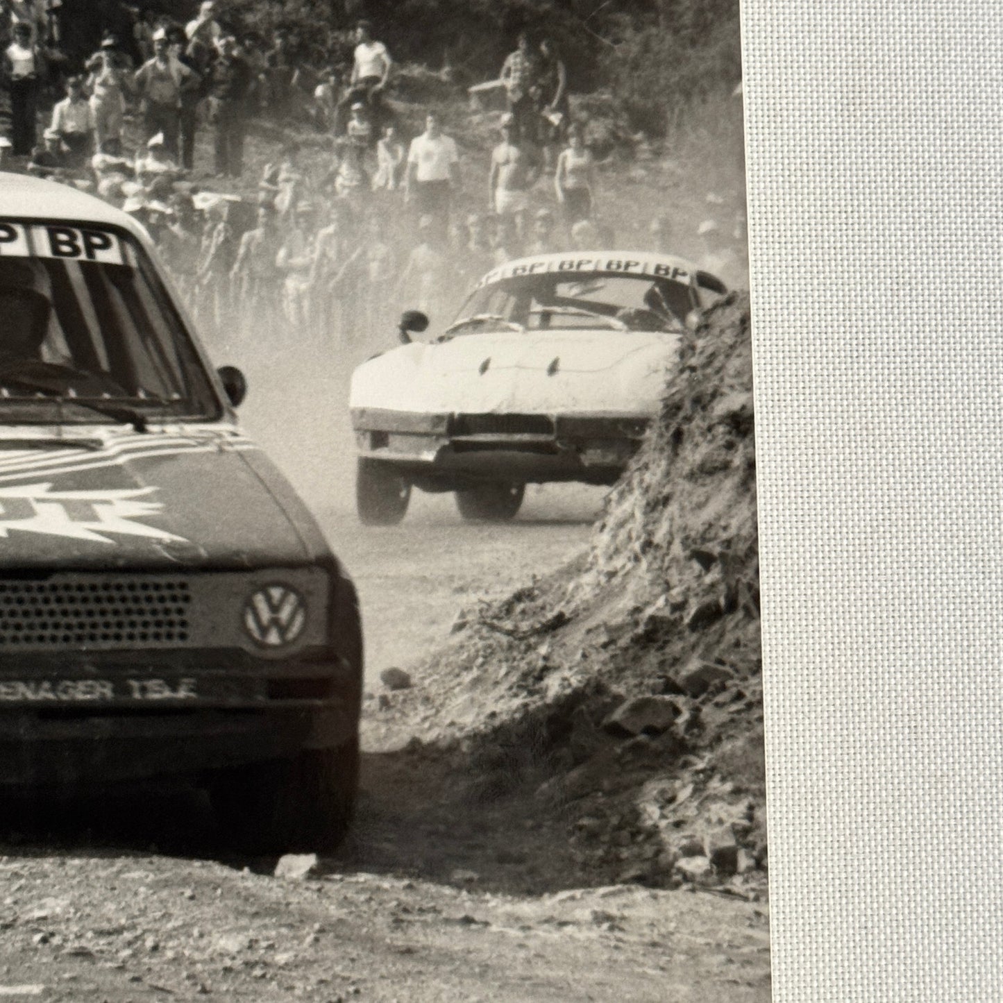Volkswagen VW Rabbit Racing Car Photo Photograph Print DPPI Press Photo