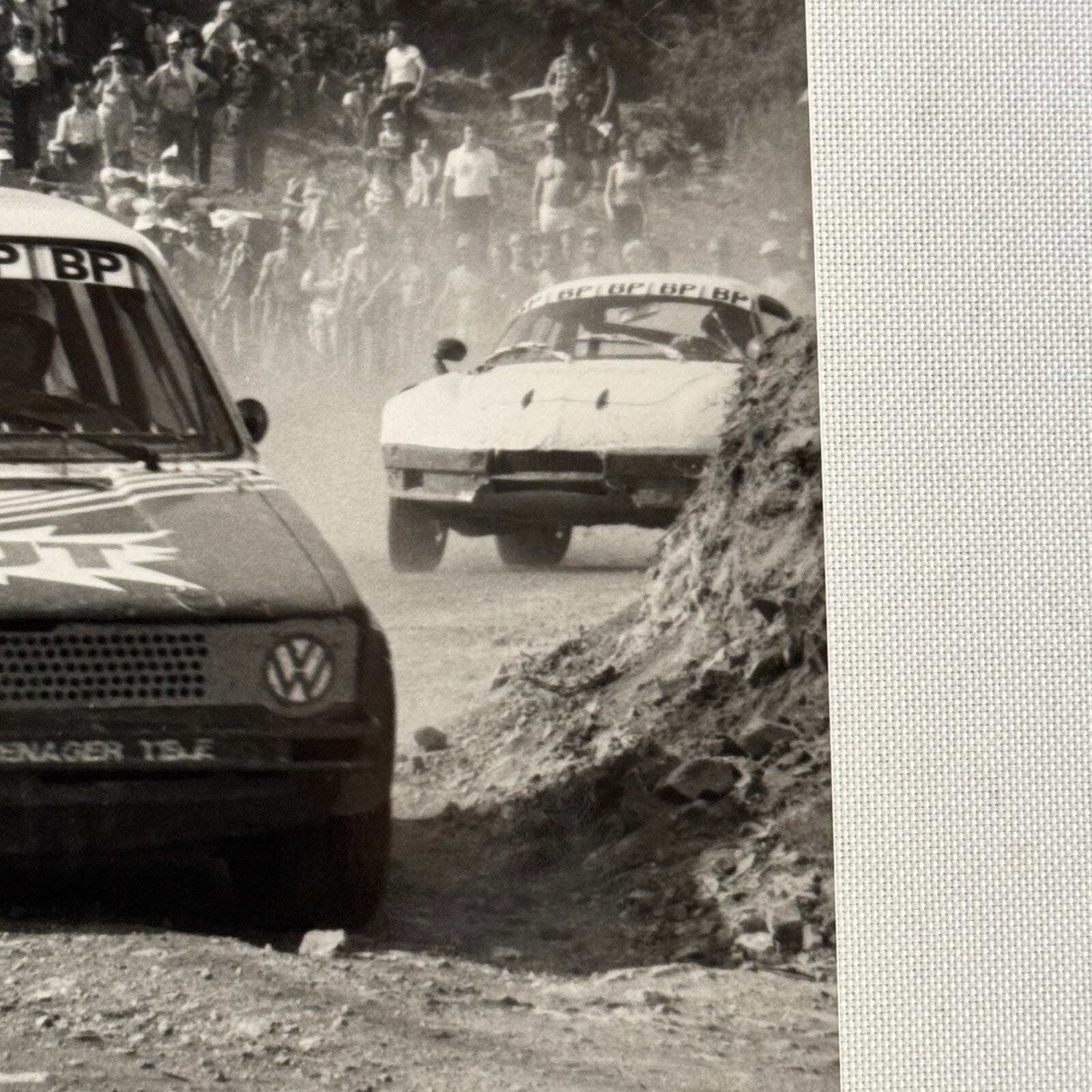 Volkswagen VW Rabbit Racing Car Photo Photograph Print DPPI Press Photo