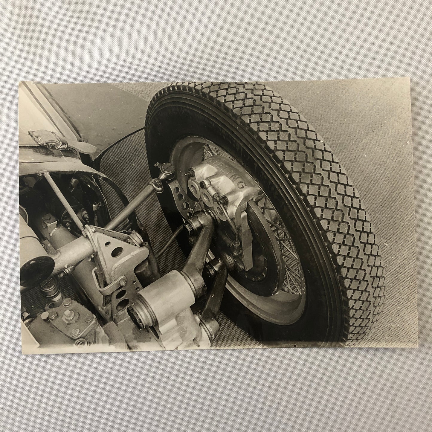Vintage Racing Photo Photograph BRM V16 Car Jochen Rindt