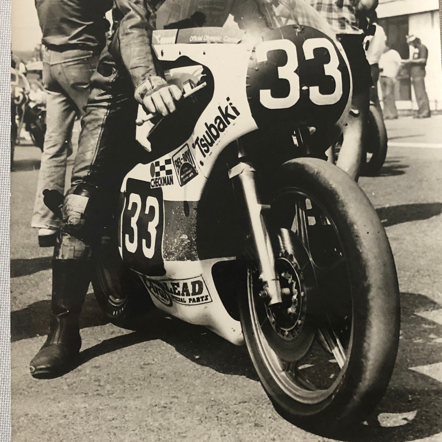 Vintage Motorcycle Racing Photo Photograph Print Germany