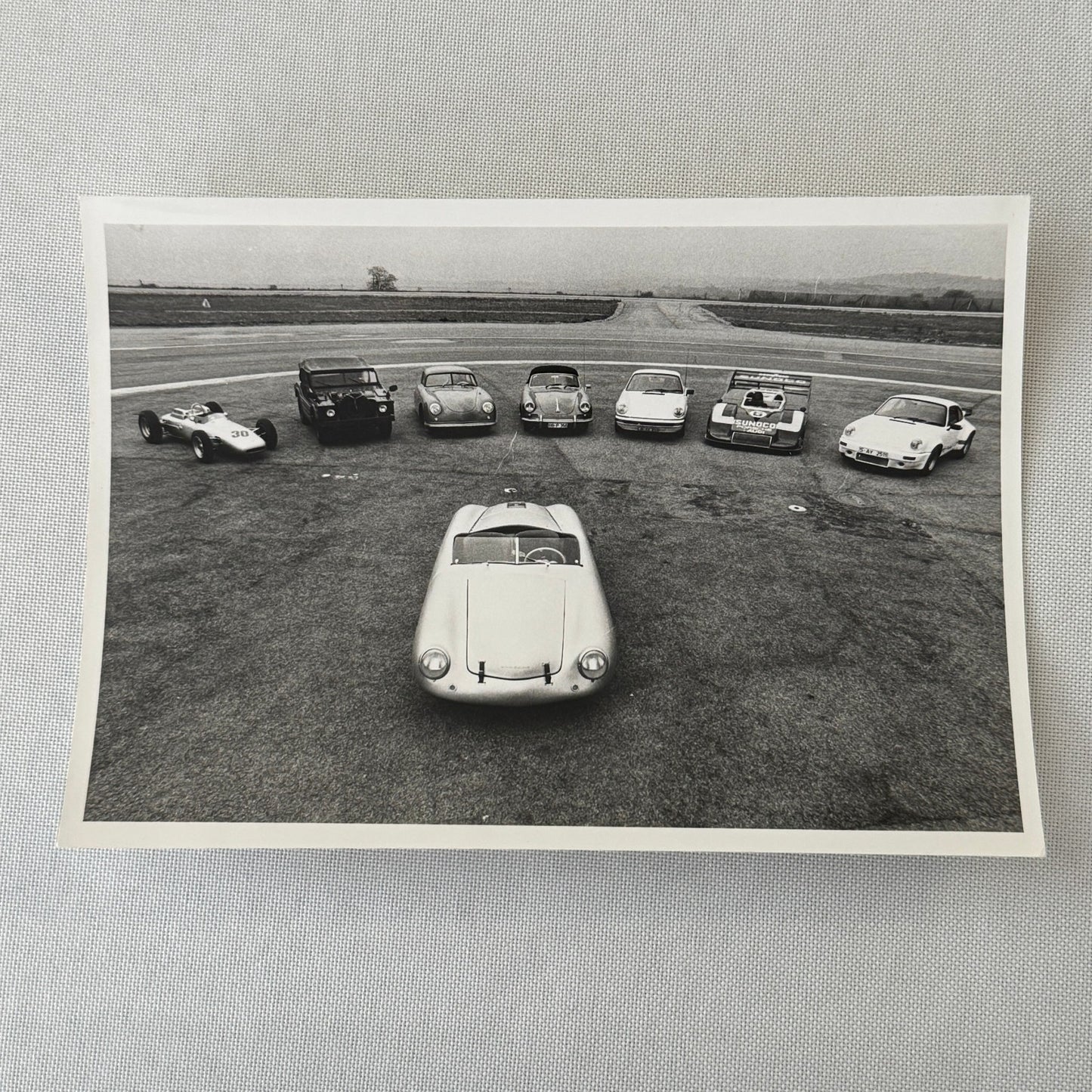 Vintage Porsche Car Photo Photograph Porsche 911 Racing Car 356