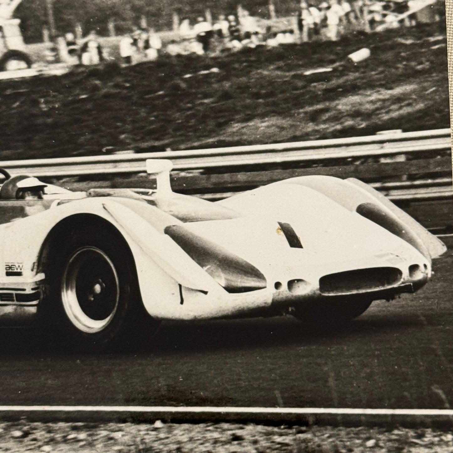 Vintage Porsche Racing Car Photo Photograph