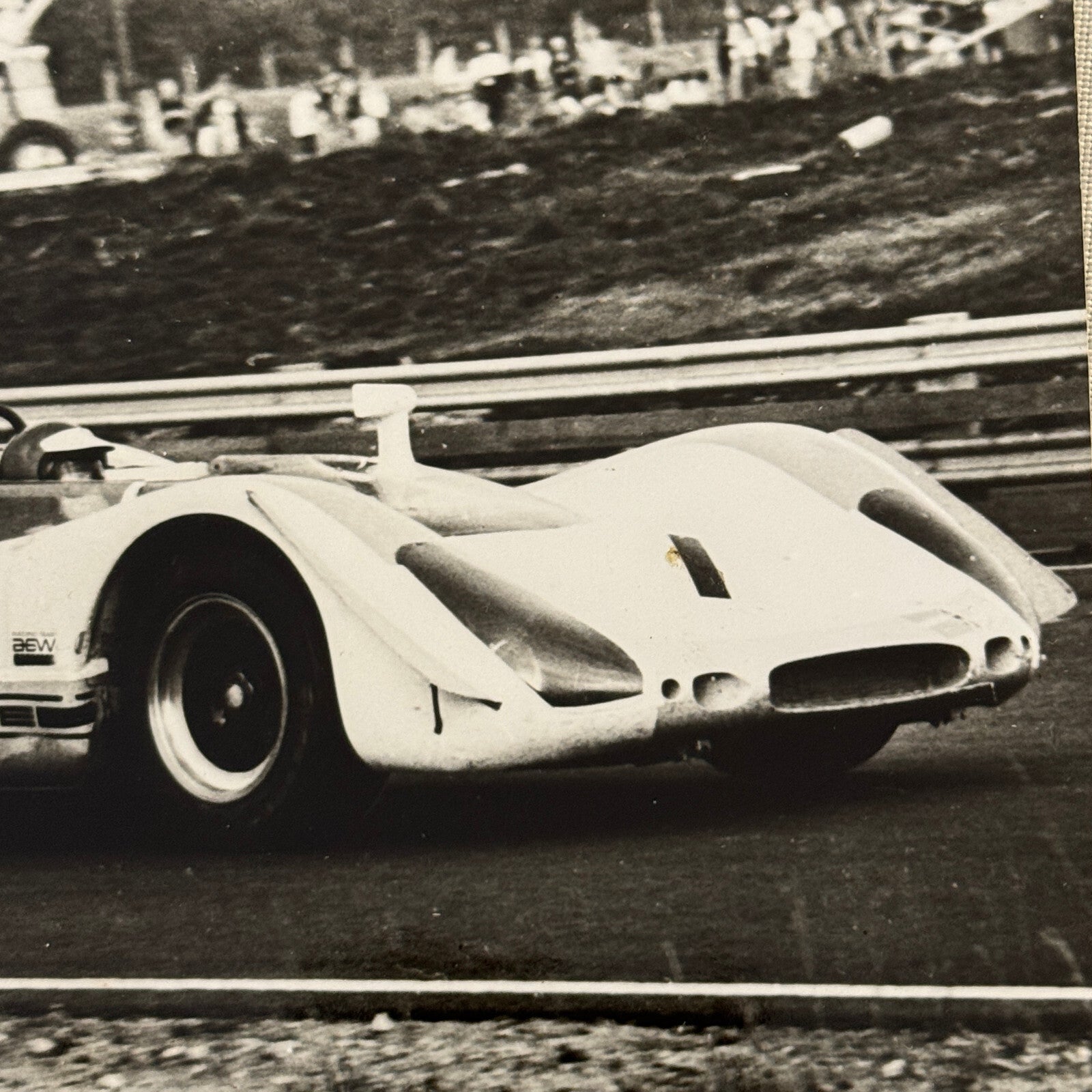 Vintage Porsche Racing Car Photo Photograph