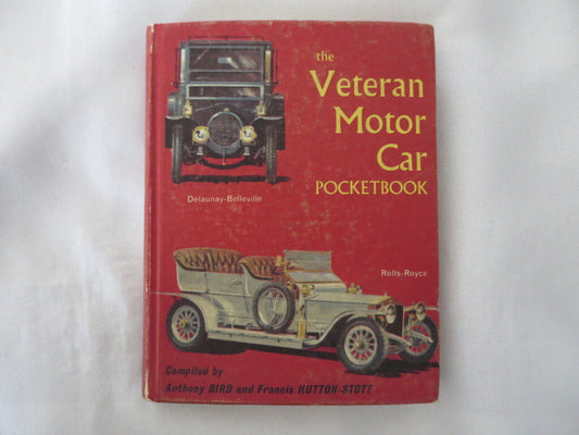 1963 Veteran Motor Car Pocket Book - Rolls Royce Ford Benz Oldsmobile Bugatti +