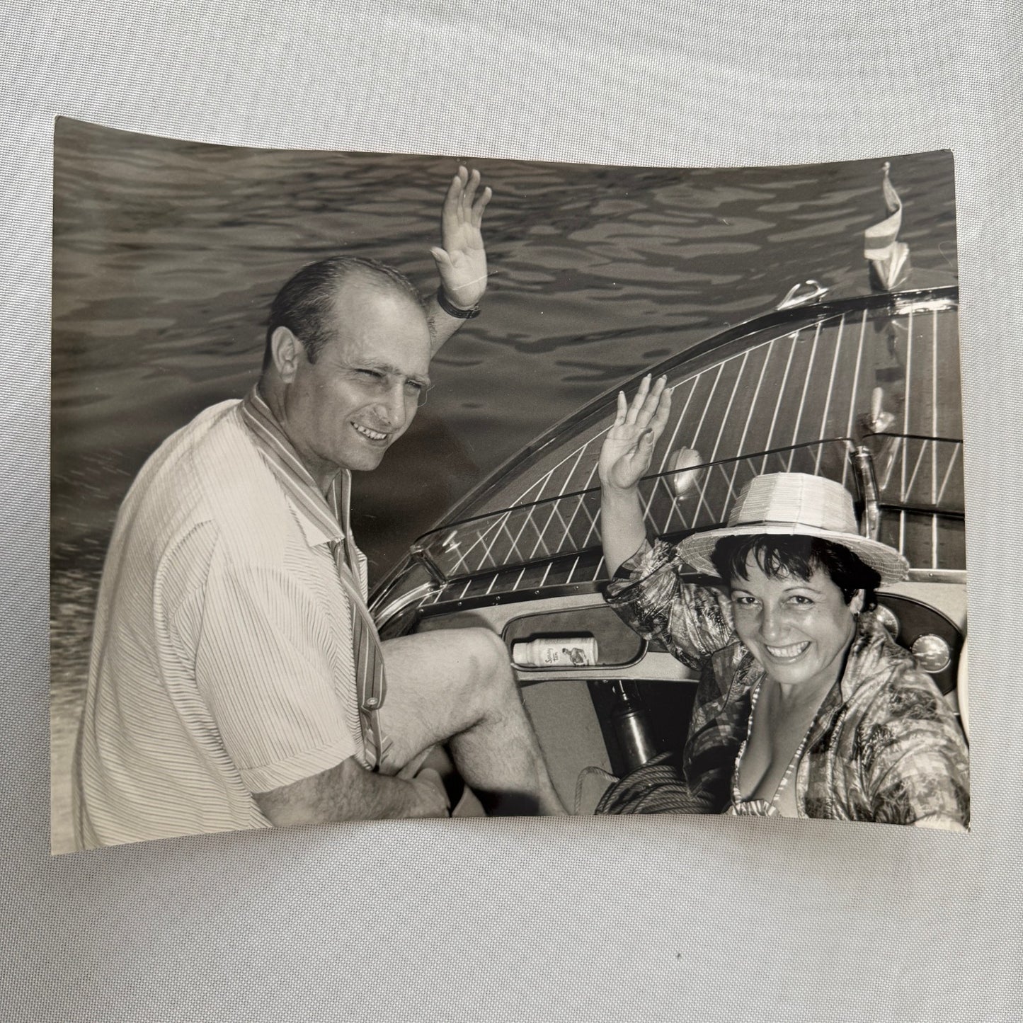 Juan Manuel Fangio Retirement Vacation Holiday Italian Press Photo F1 Racing