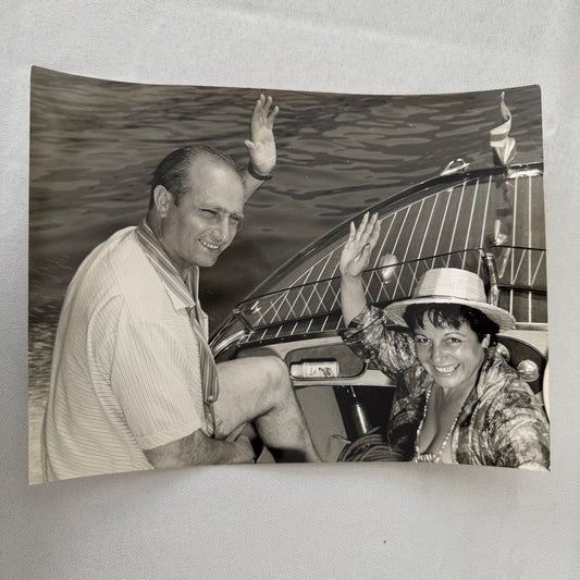 Juan Manuel Fangio Retirement Vacation Holiday Italian Press Photo F1 Racing