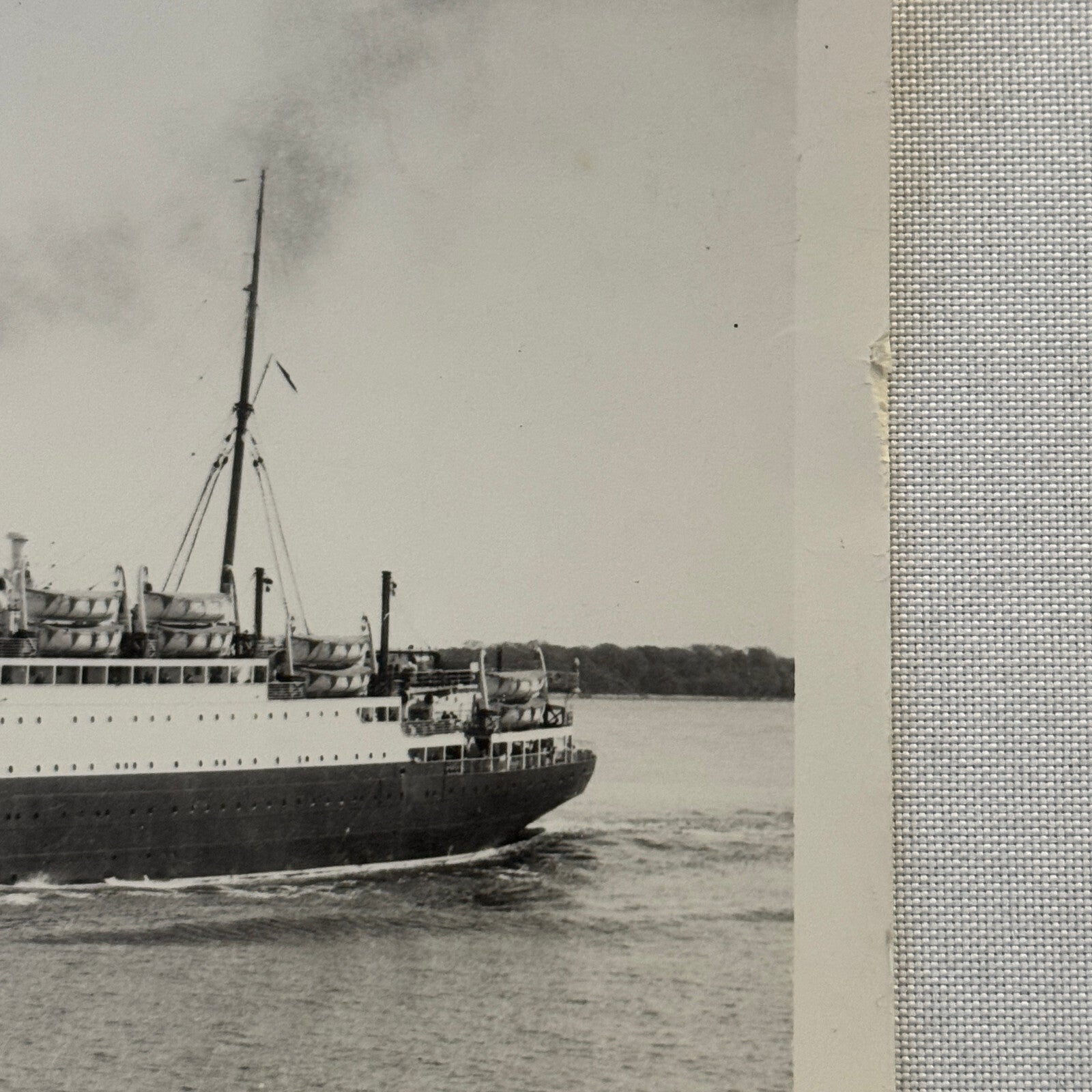 Cunard White Star Line SS RMS Alaunia Ship Boat Press Photo Photograph 1925