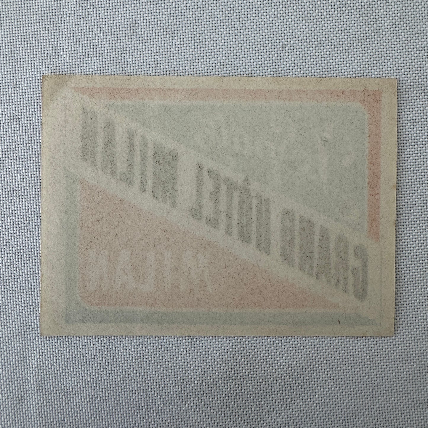 Vintage Hotel Travel Luggage Label Grand Hotel Milano Milan Italy J Spatz