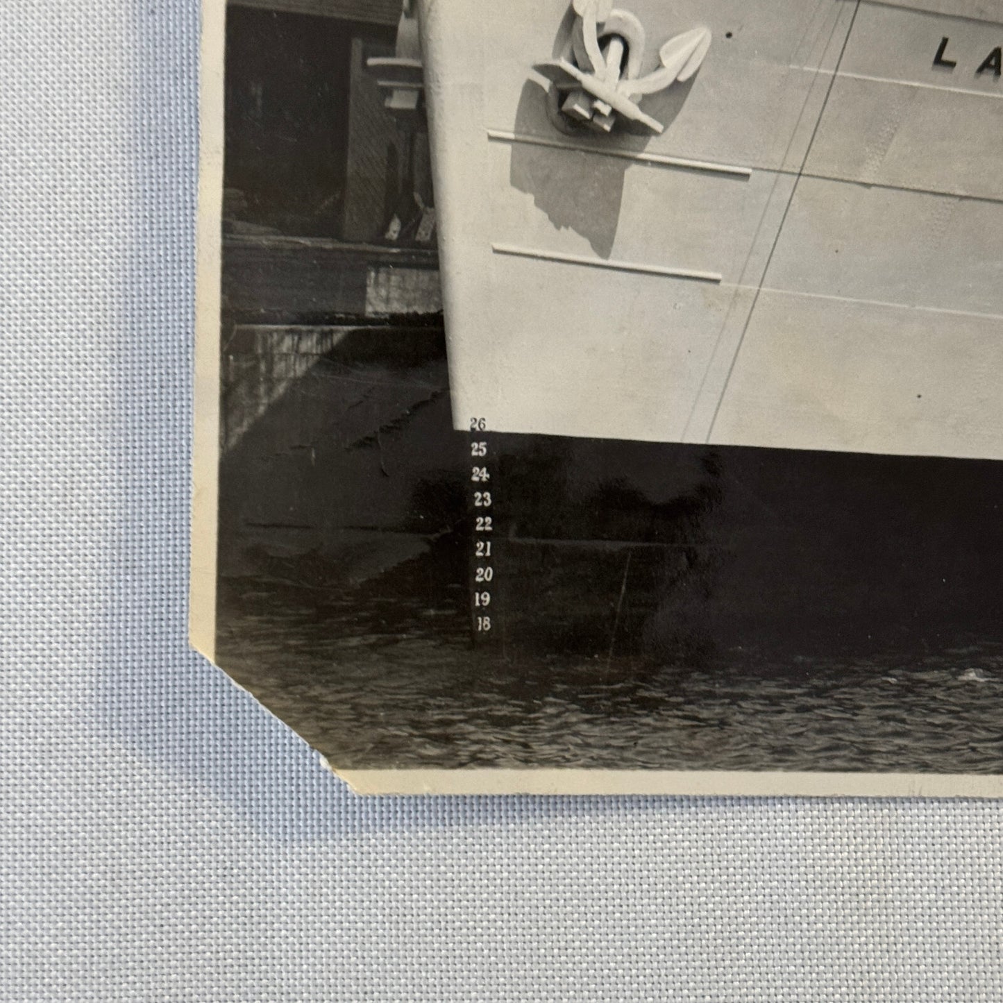 Vintage Ship Boat Photo Photograph Print RMS Lady Somers Montreal Maiden Voyage