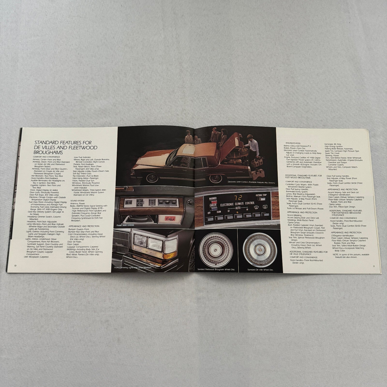 1984 Cadillac Sales Brochure Catalog Sedan Coupe DeVille Fleetwood Brougham