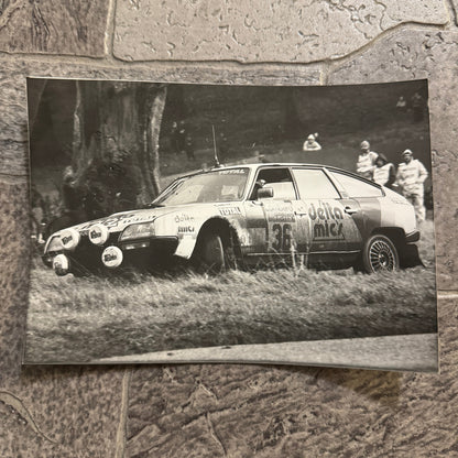 1980 RAC Rally Rallye Car Racing Photo Photograph Citroen 2400 GTI Vintage Car