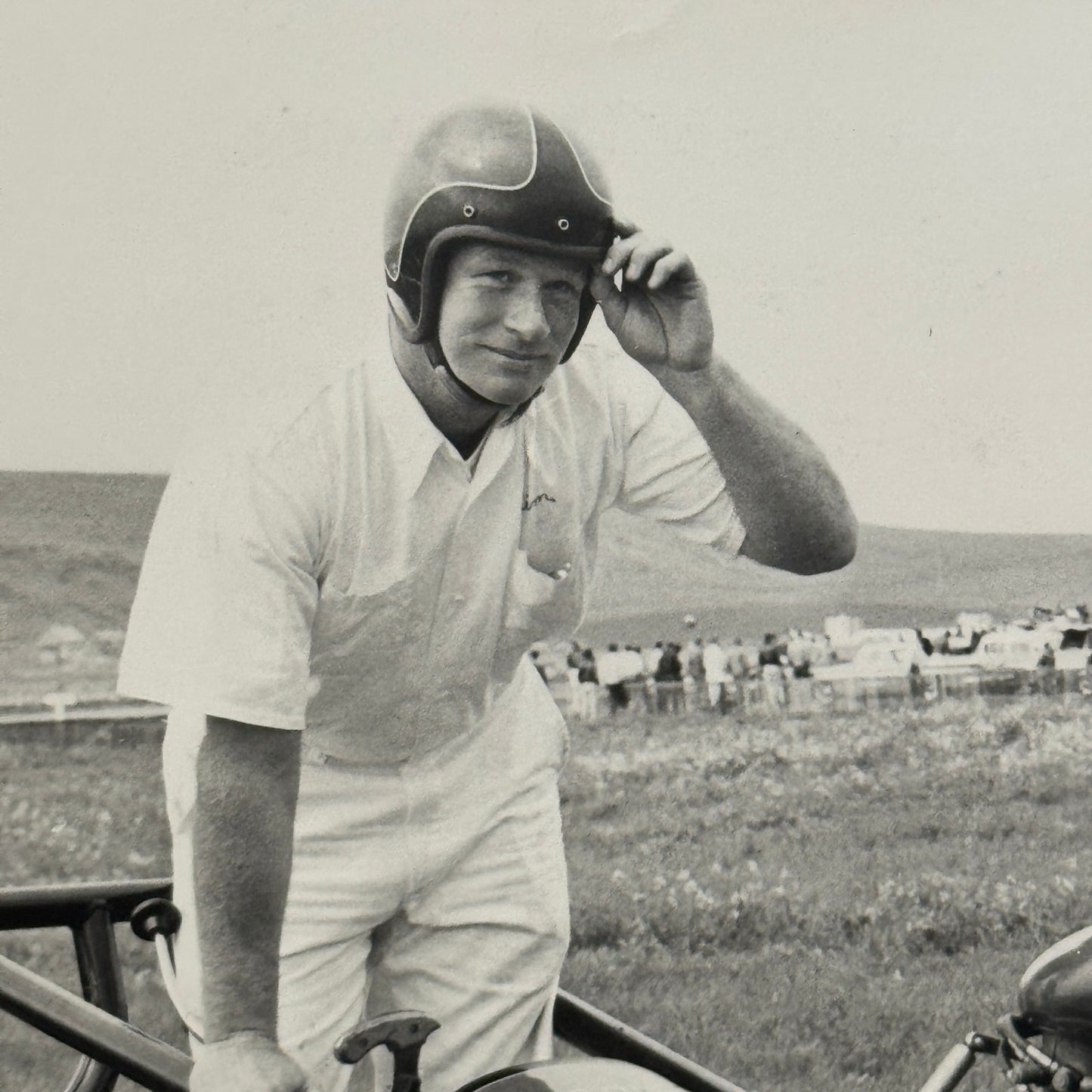 Vintage Drag Racing Photo Photograph Dragster Hot Rod Driver