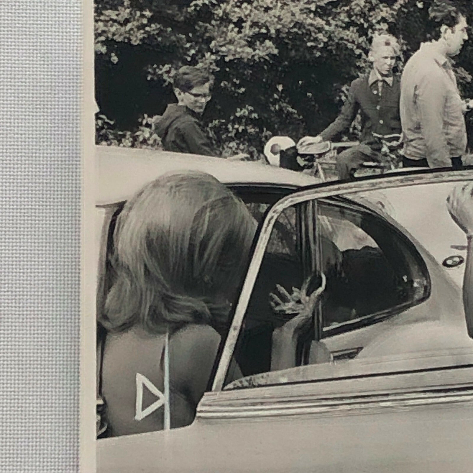 Vintage Chevron BMW Racing Car Photo Photograph Digby Martland Norisring Circuit