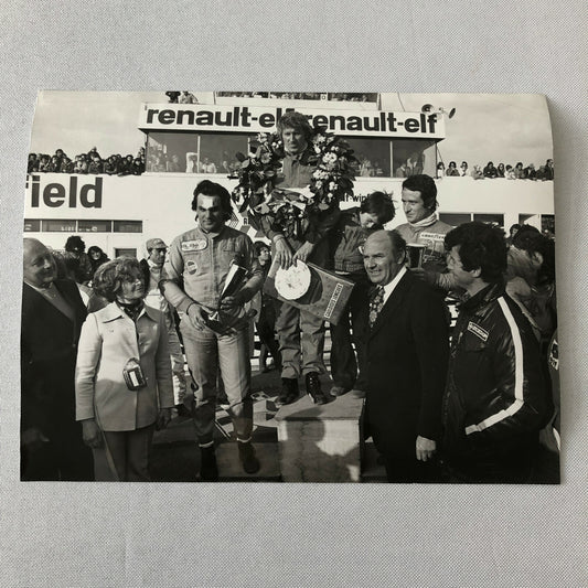 Vintage 1975 Formula 2 F2 Racing Photo Photograph Magny Cours JP Jabouille