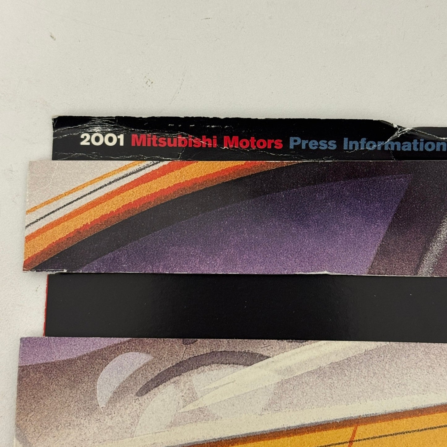 2001 Mitsubishi Concept Car Press Kit ASX Ralliart Montero Pajero Lancer