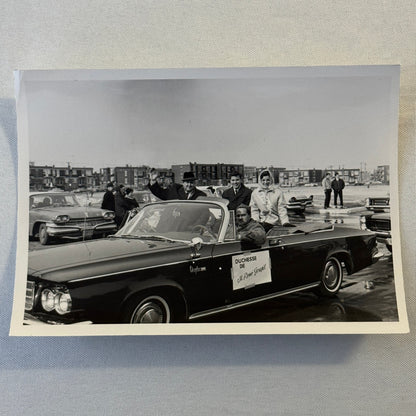 Vintage Parade Car Photo Photograph Print Quebec Canada