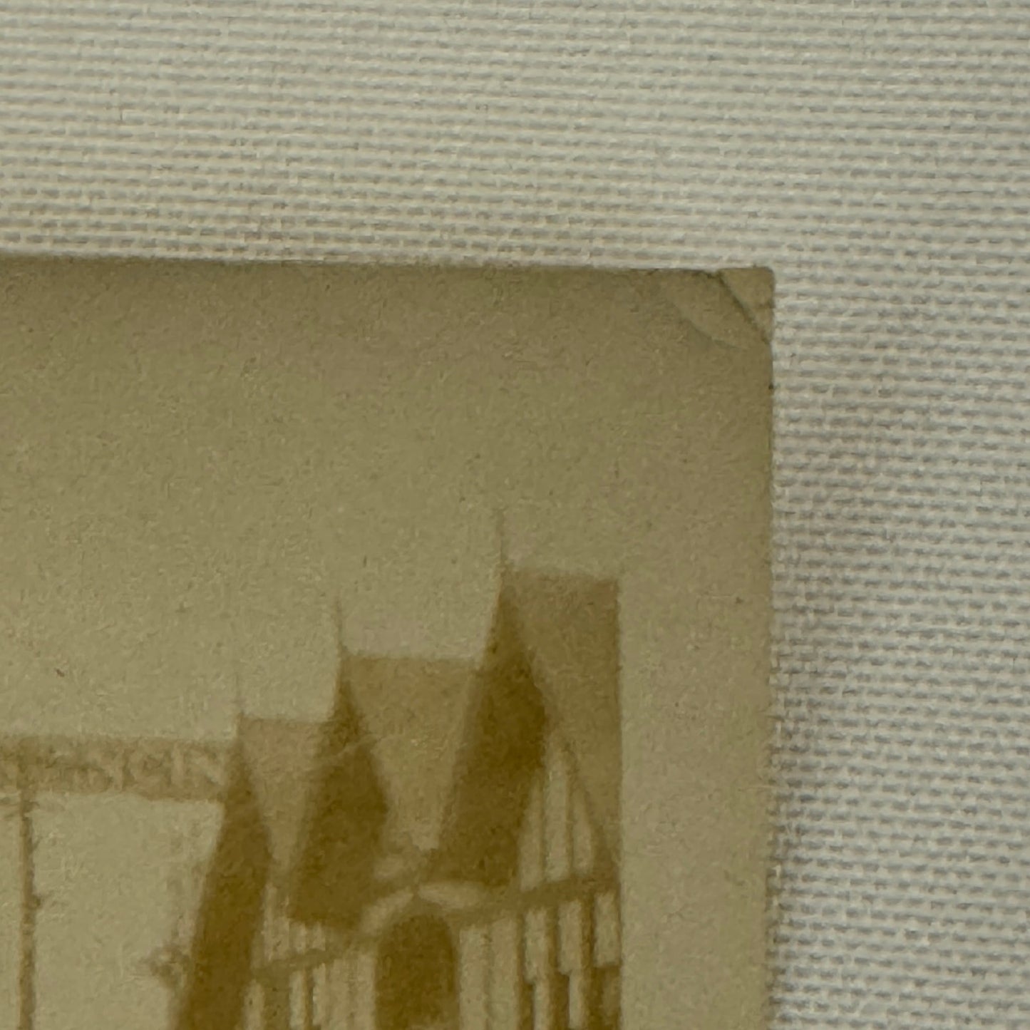 Vintage Car Photo Street Scene Automobile Building Snapshot Image